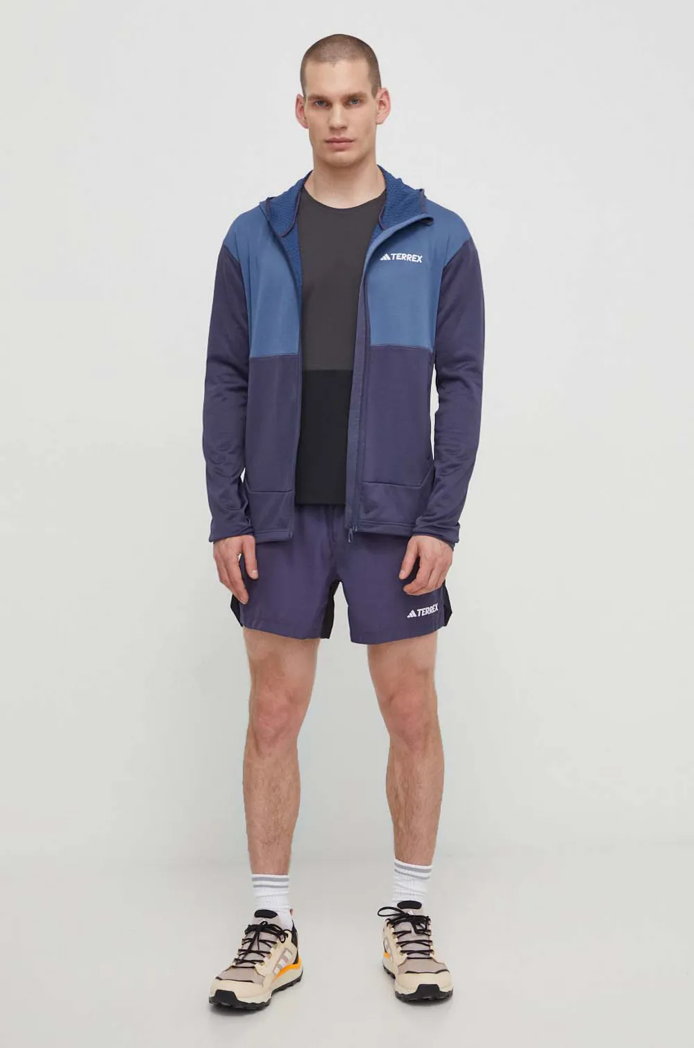 The North Face Bolt colourblock T-shirt Zwart
