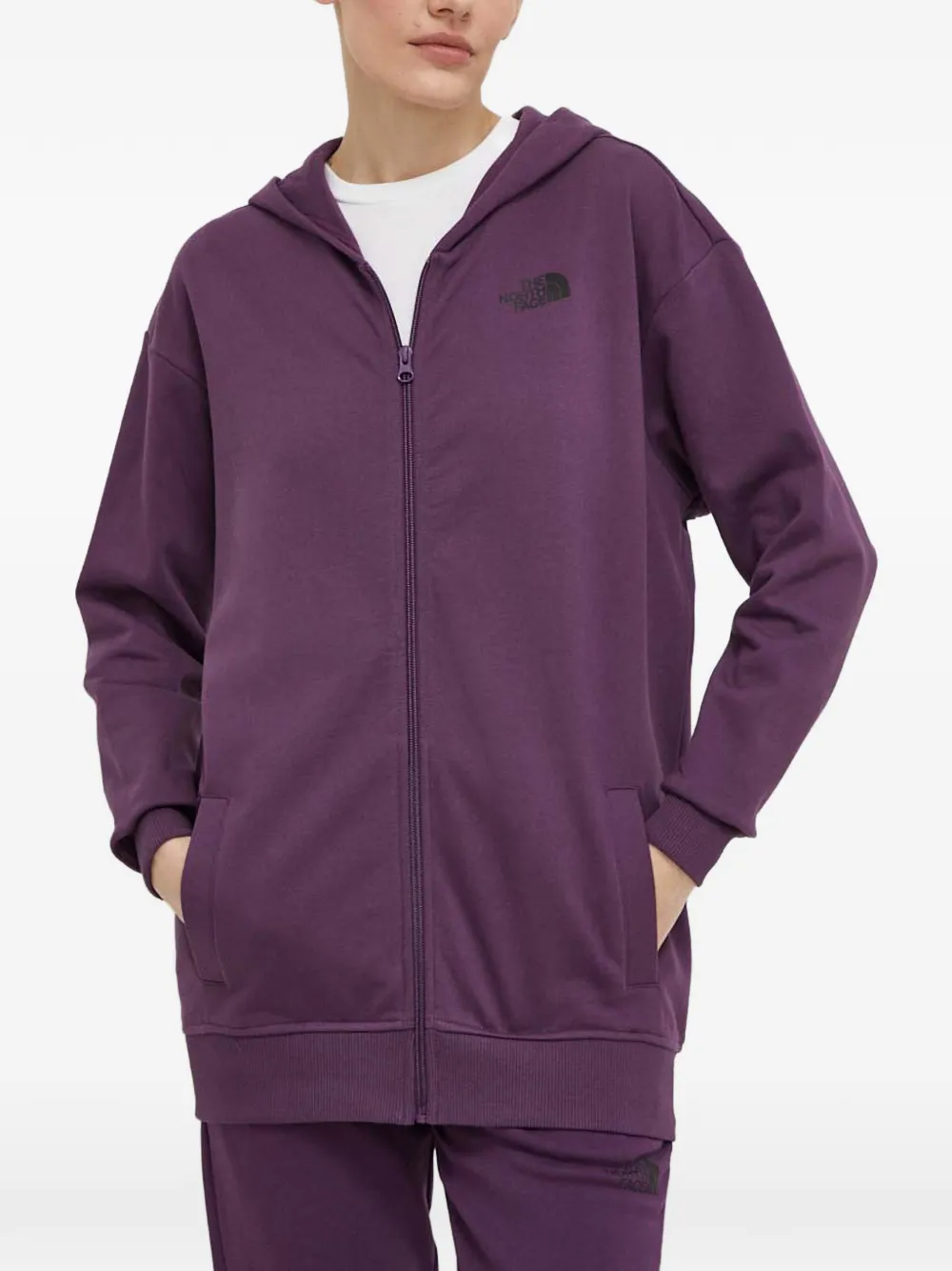 The North Face zip-up hoodie - Viola