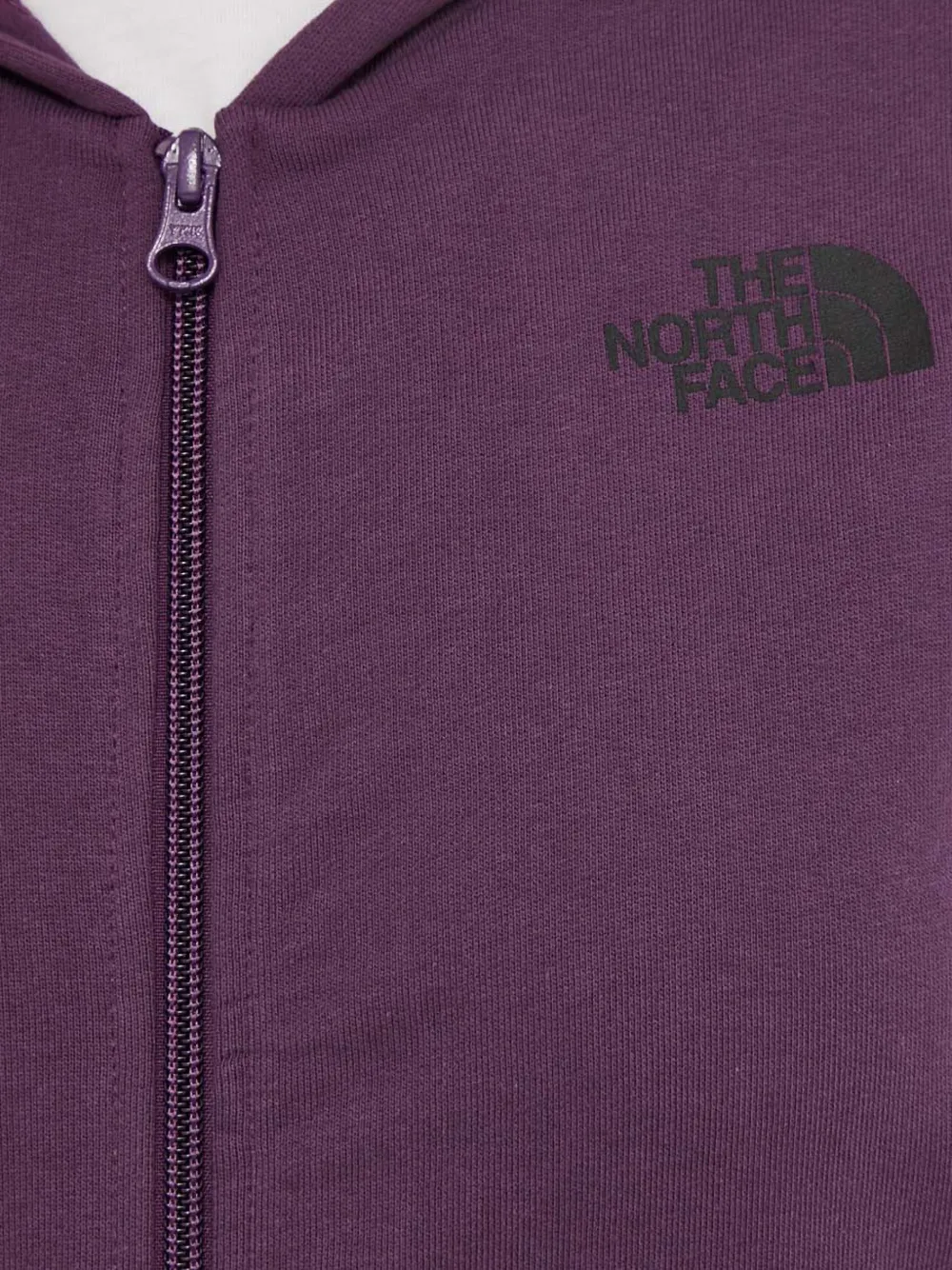The North Face zip-up hoodie Paars