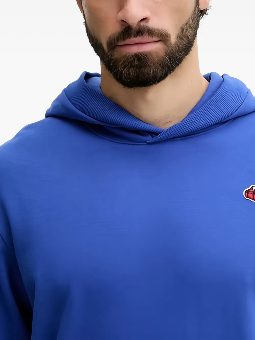 The North Face Hoodie met geborduurd logo Blauw