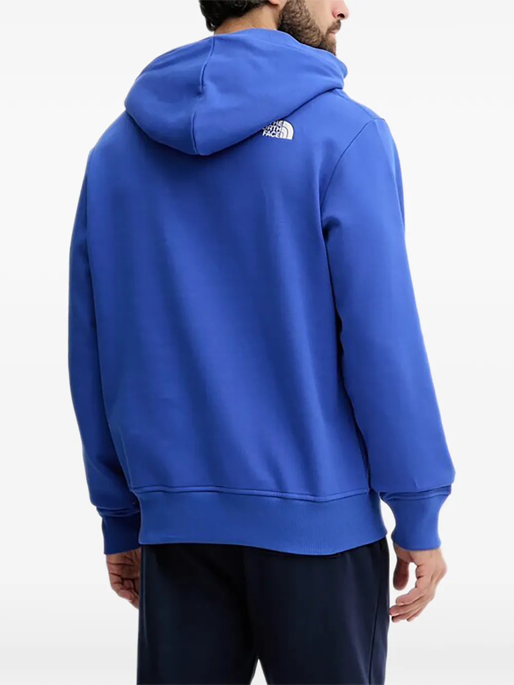 The North Face Hoodie met geborduurd logo Blauw