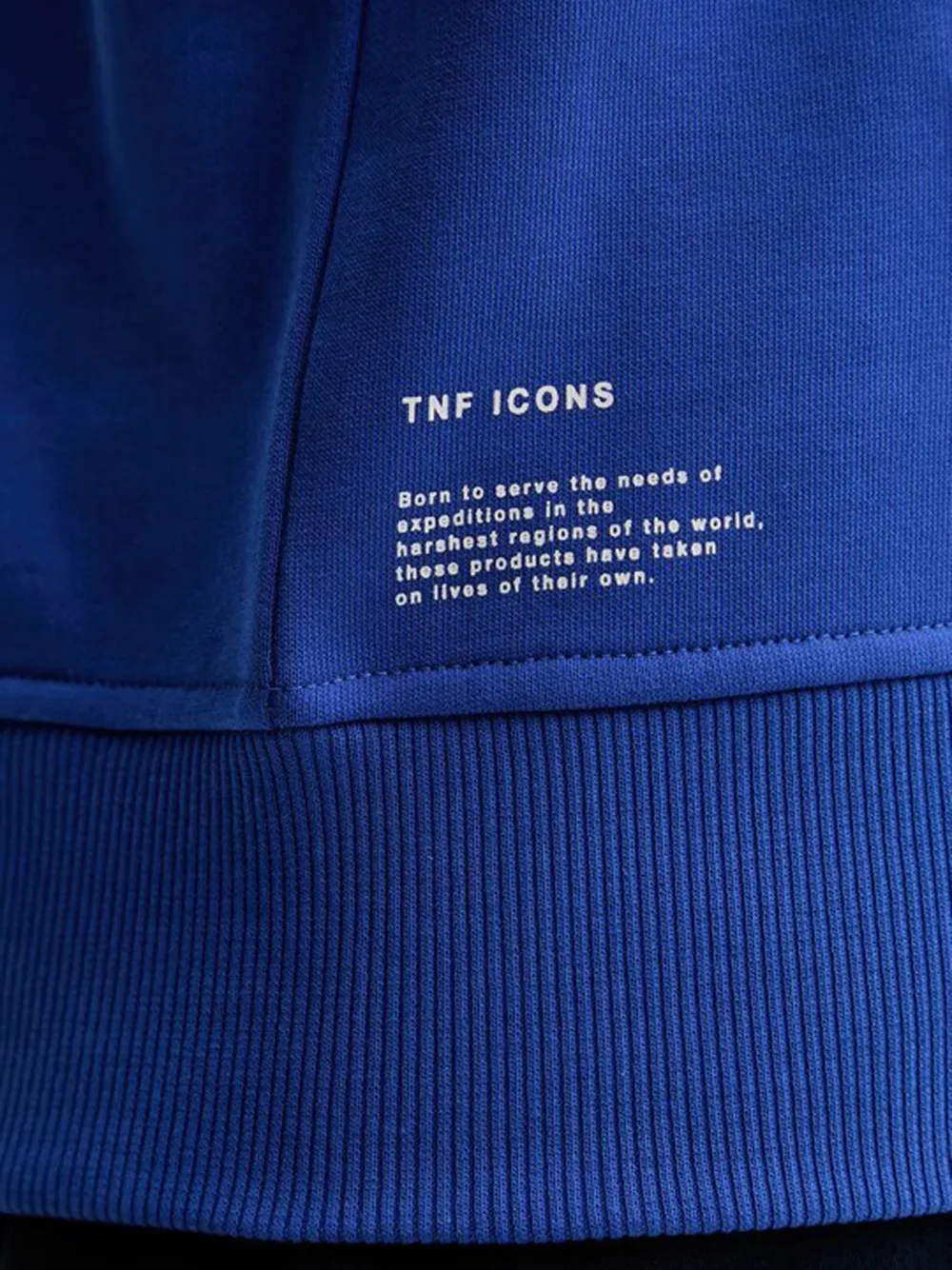 The North Face Hoodie met geborduurd logo Blauw