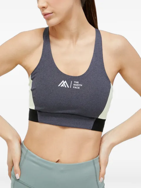 The North Face Mountain Athletics cross-back logo-print sports bra