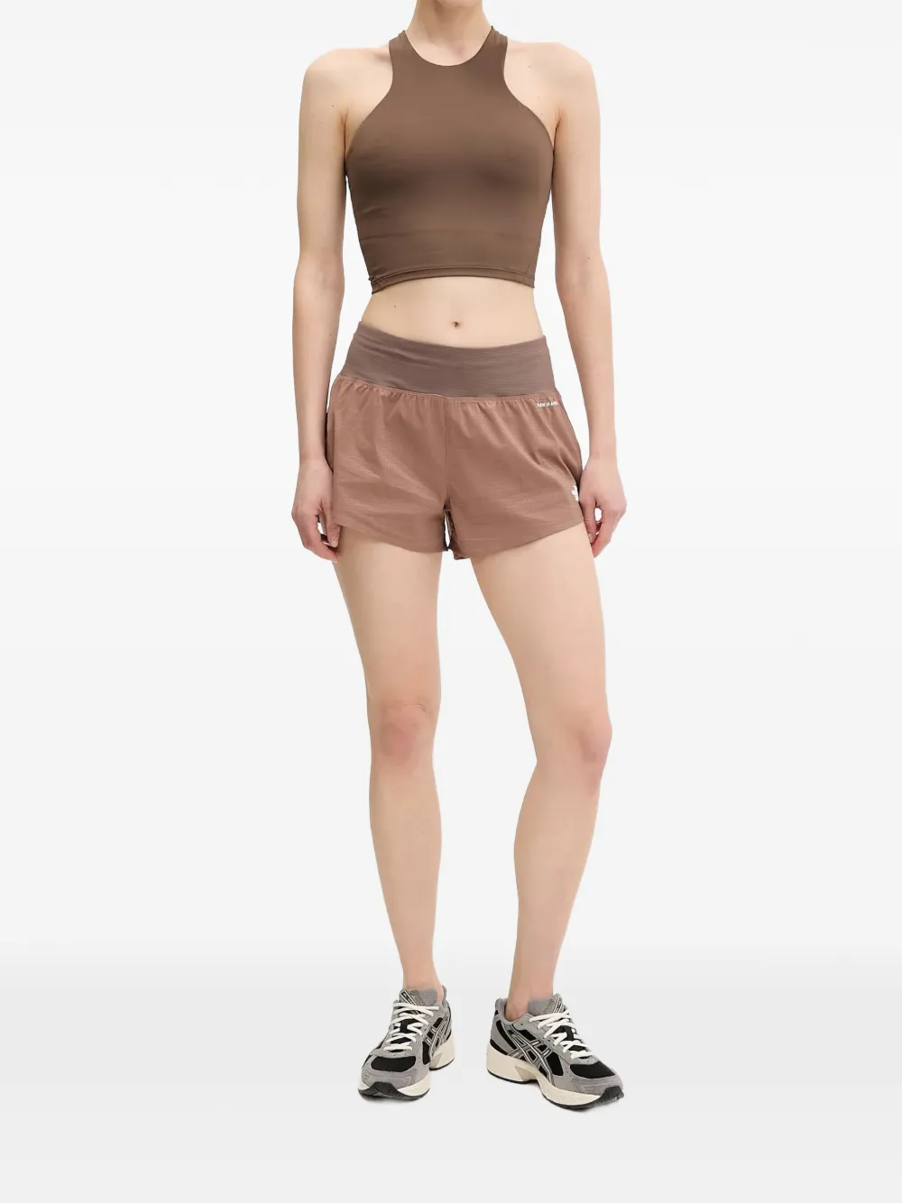 The North Face Refina Longline halterneck sports bra Bruin