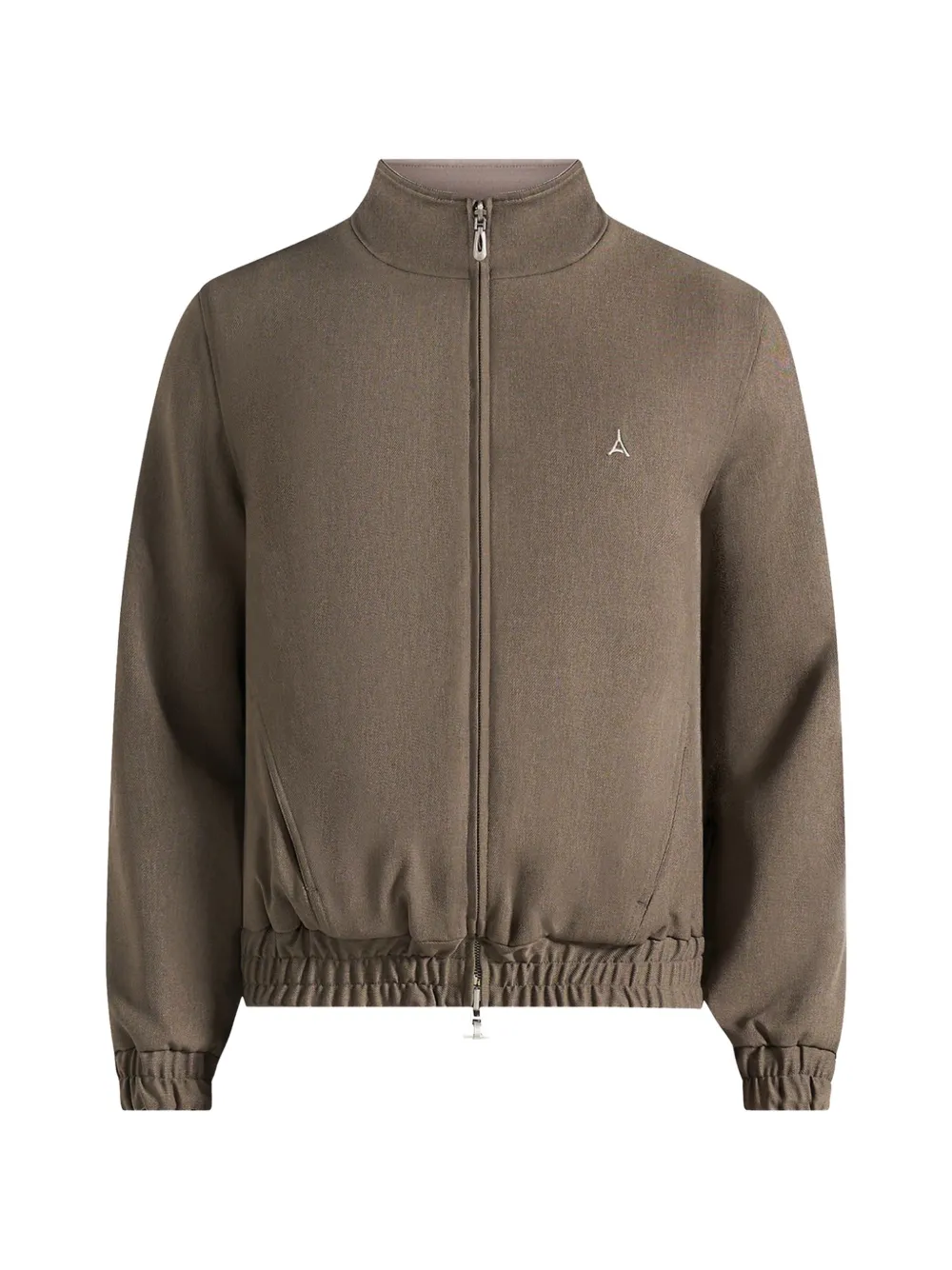 Manière De Voir Eli reversible funnel-neck jacket - Nude