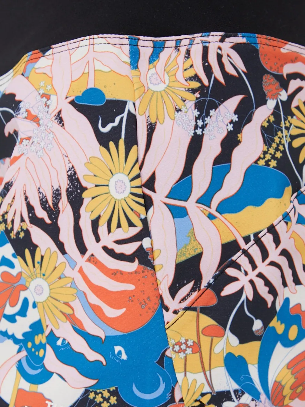 The North Face Shorts met bloemen- en logoprint Zwart