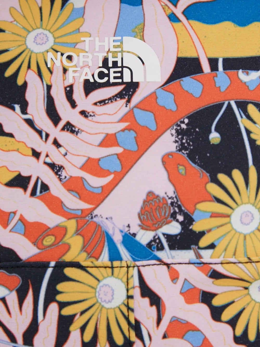 The North Face Shorts met bloemen- en logoprint Zwart