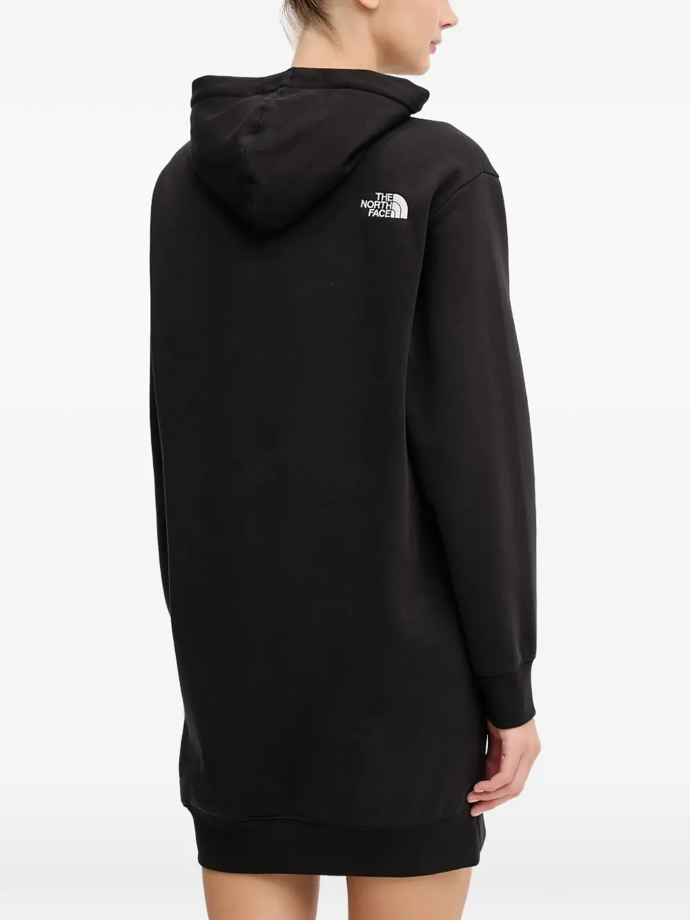 The North Face Essential mini-jurk met trekkoord en capuchon Zwart