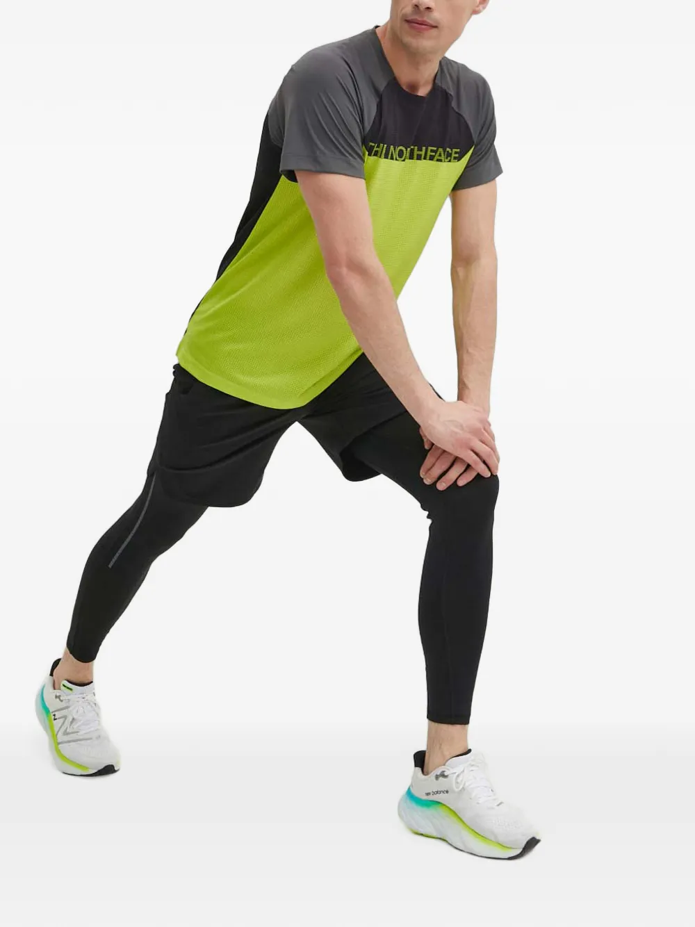 The North Face T-shirt met logoprint Groen