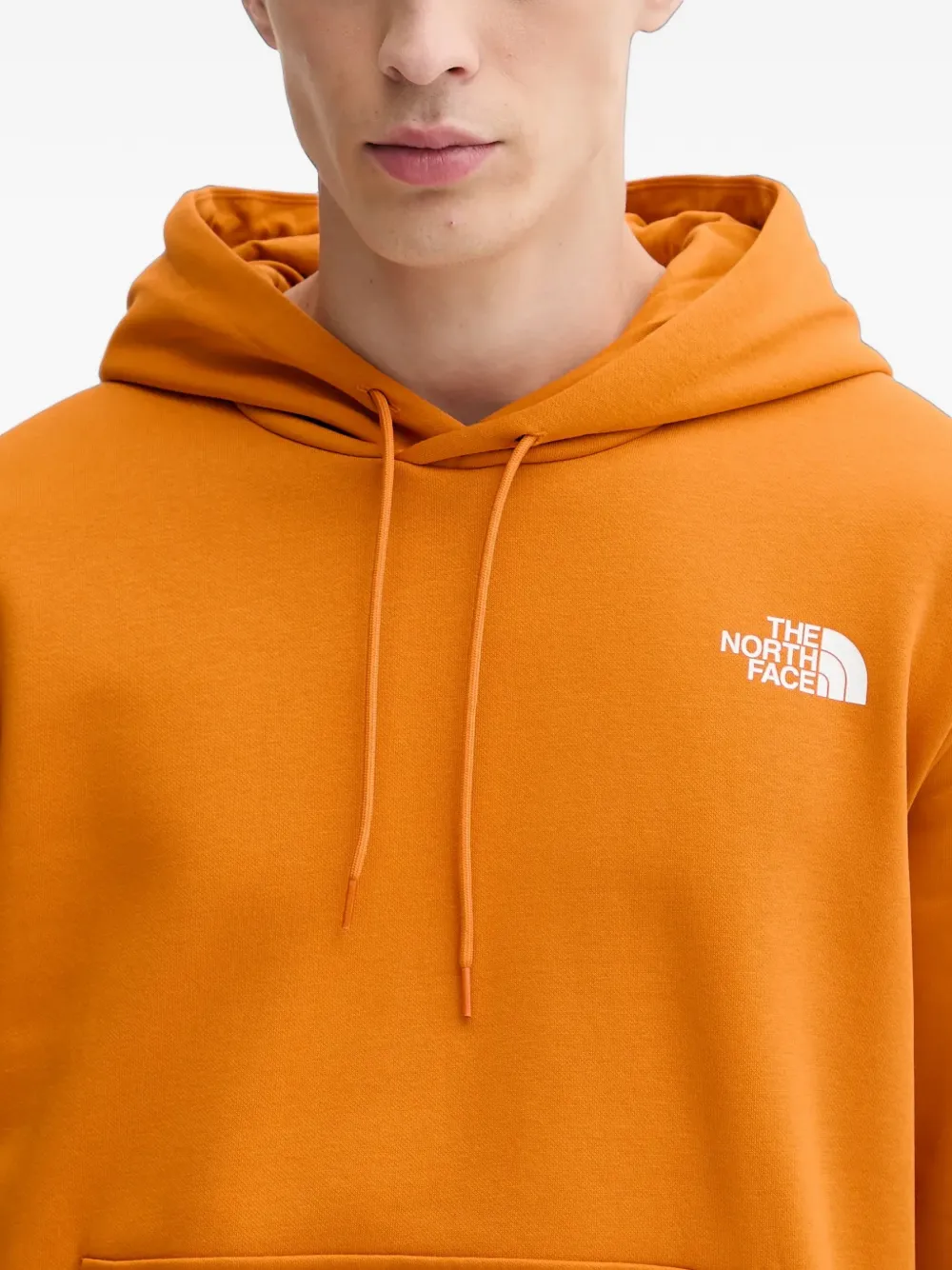 The North Face Simple Dome drawstring hoodie Oranje