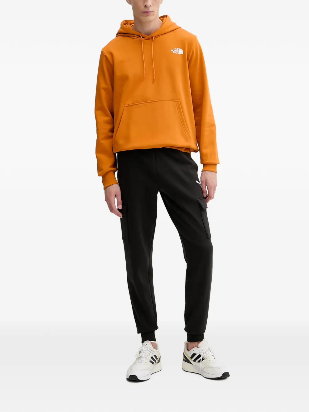 The North Face Simple Dome drawstring hoodie Oranje