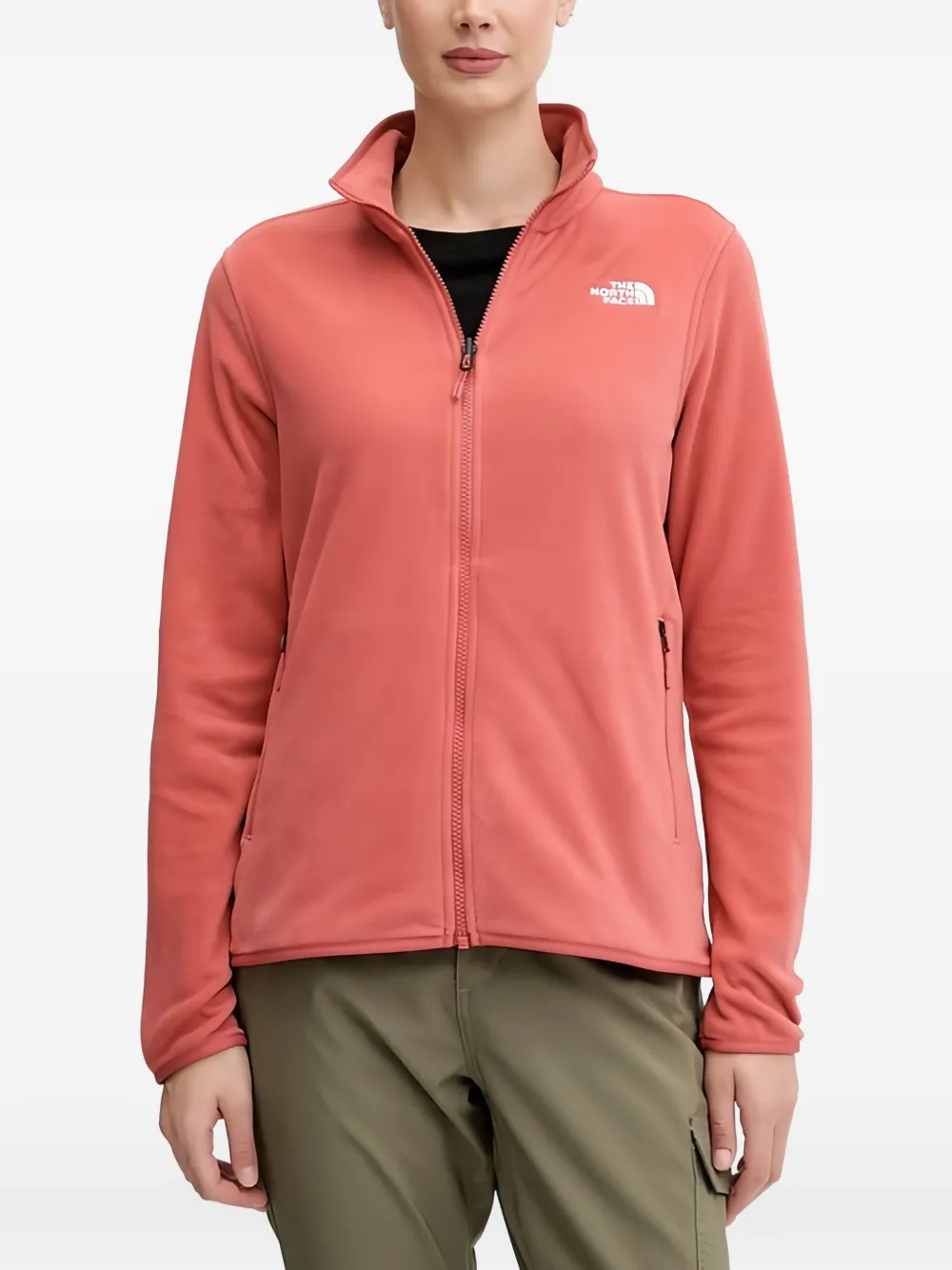 The North Face zipped sweatshirt - Arancione