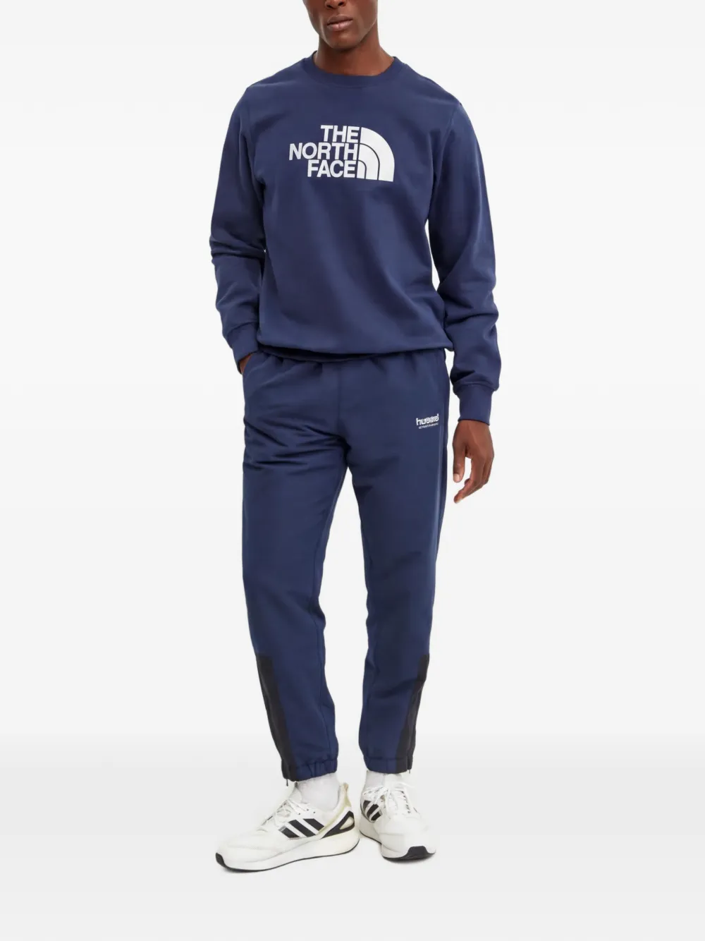 The North Face Sweater met logoprint Blauw