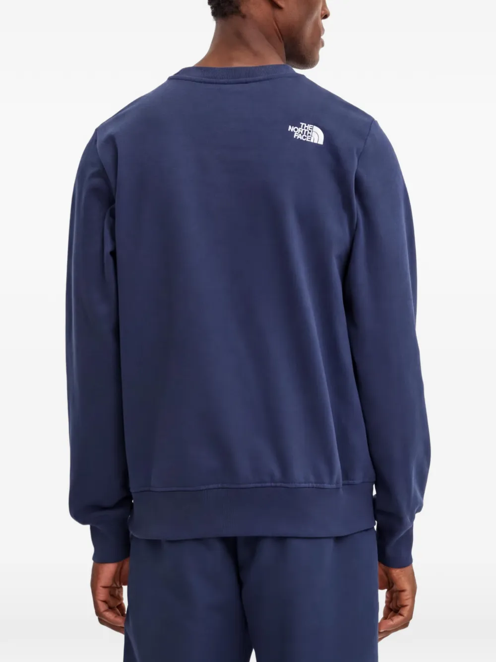 The North Face Sweater met logoprint Blauw
