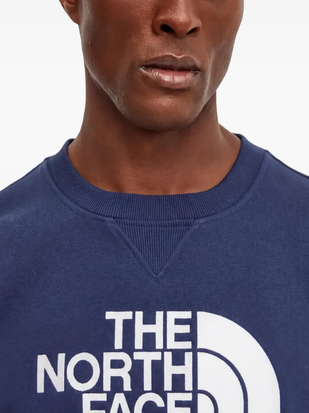 The North Face Sweater met logoprint Blauw
