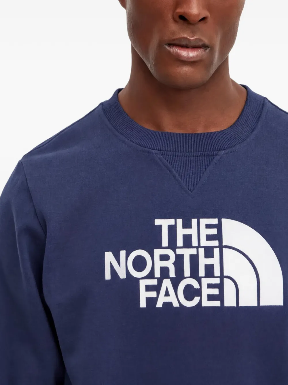 The North Face Sweater met logoprint Blauw