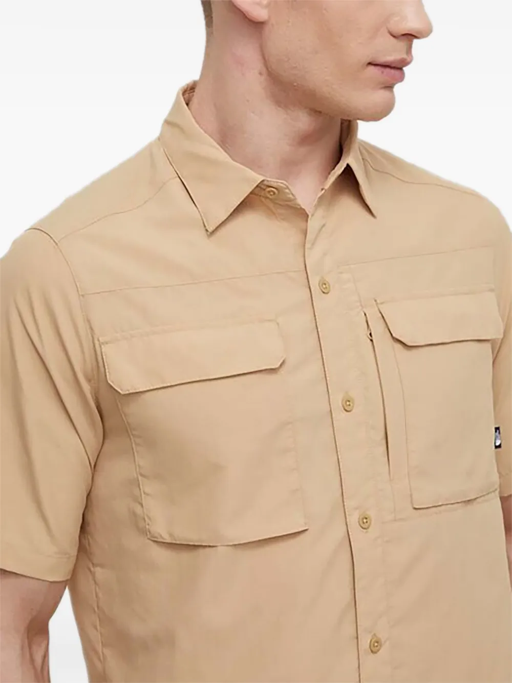 The North Face Overhemd met zak met knoop Beige