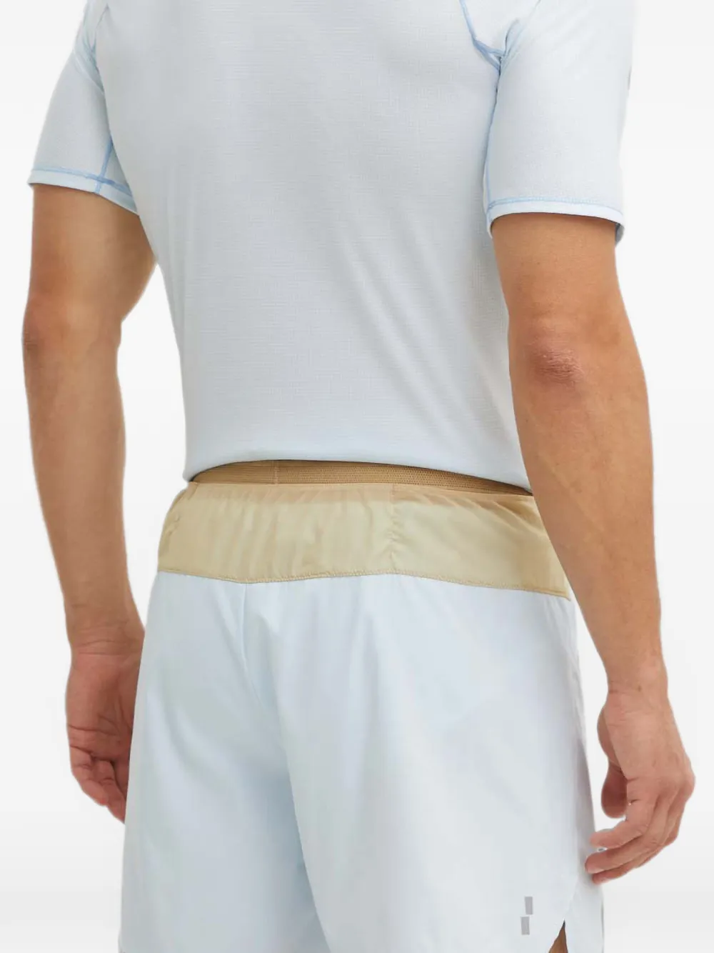 The North Face Shorts met logoprint Blauw
