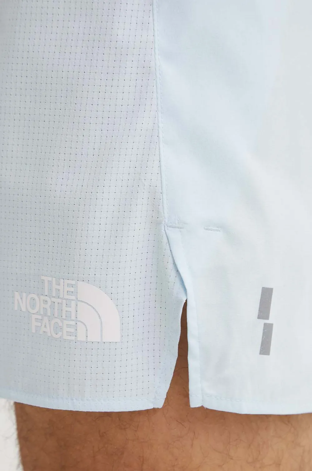 The North Face Shorts met logoprint Blauw