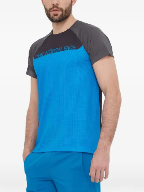 The North Face logo-print panelled T-shirt
