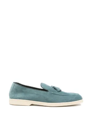 Tricker's Elton タッセル ローファー | ブルー | FARFETCH JP