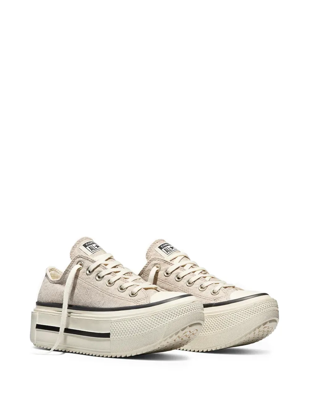 Converse Chuck Taylor All Star Lift Double Stack platform sneakers Beige