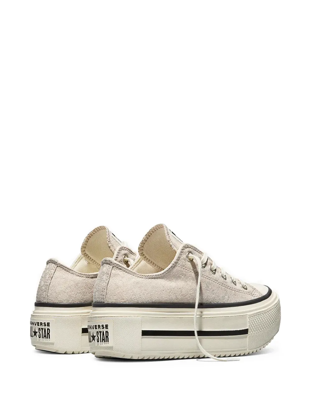 Converse Chuck Taylor All Star Lift Double Stack platform sneakers Beige
