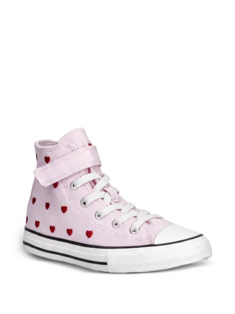 Converse Kids Chuck Taylor All Star heart-embroidered sneakers