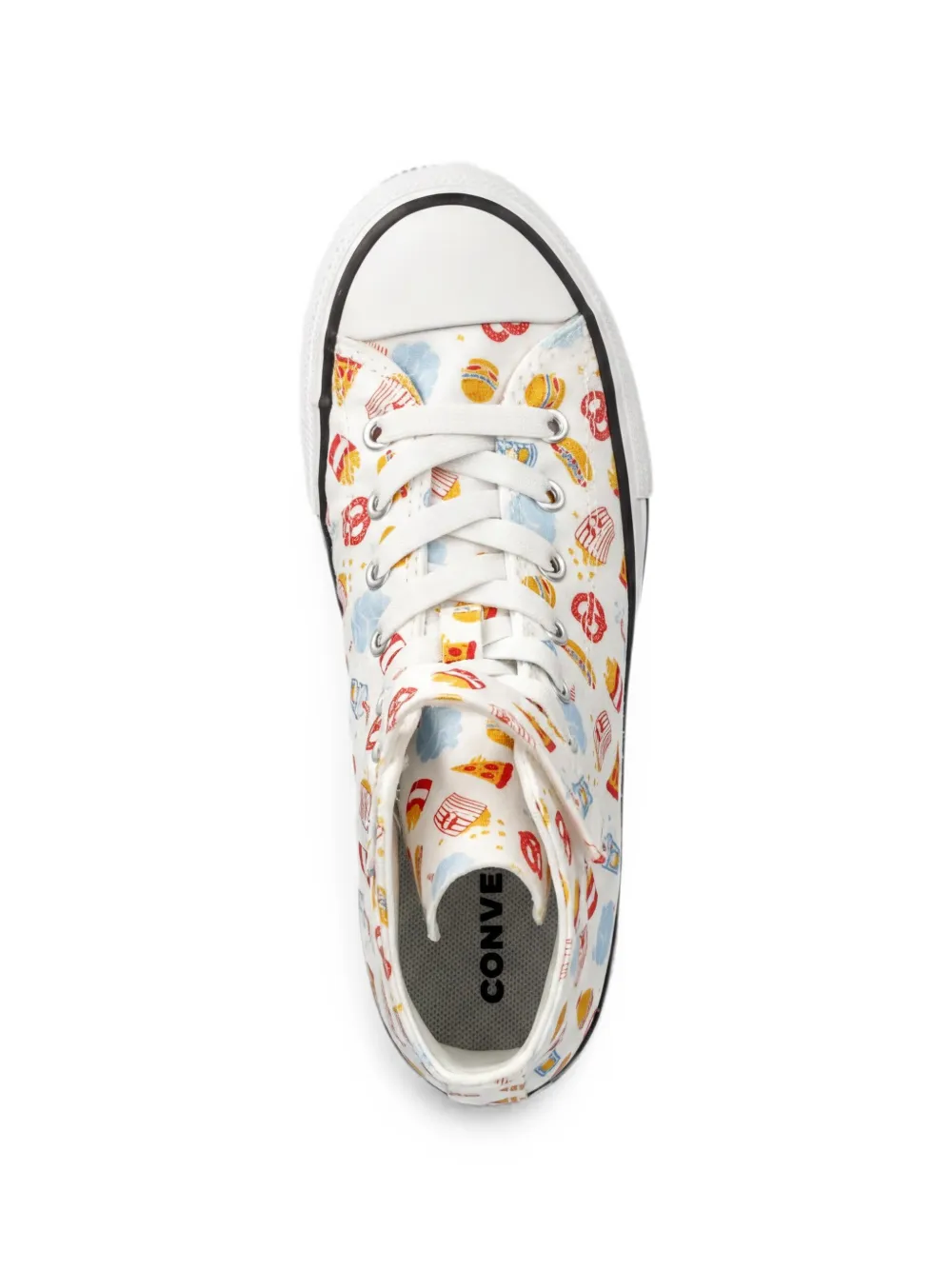Converse Kids Chuck Taylor All Star food-print sneakers Wit