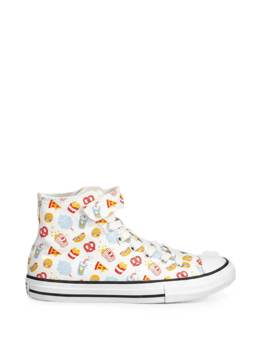 Converse Kids Chuck Taylor All Star food-print sneakers Wit