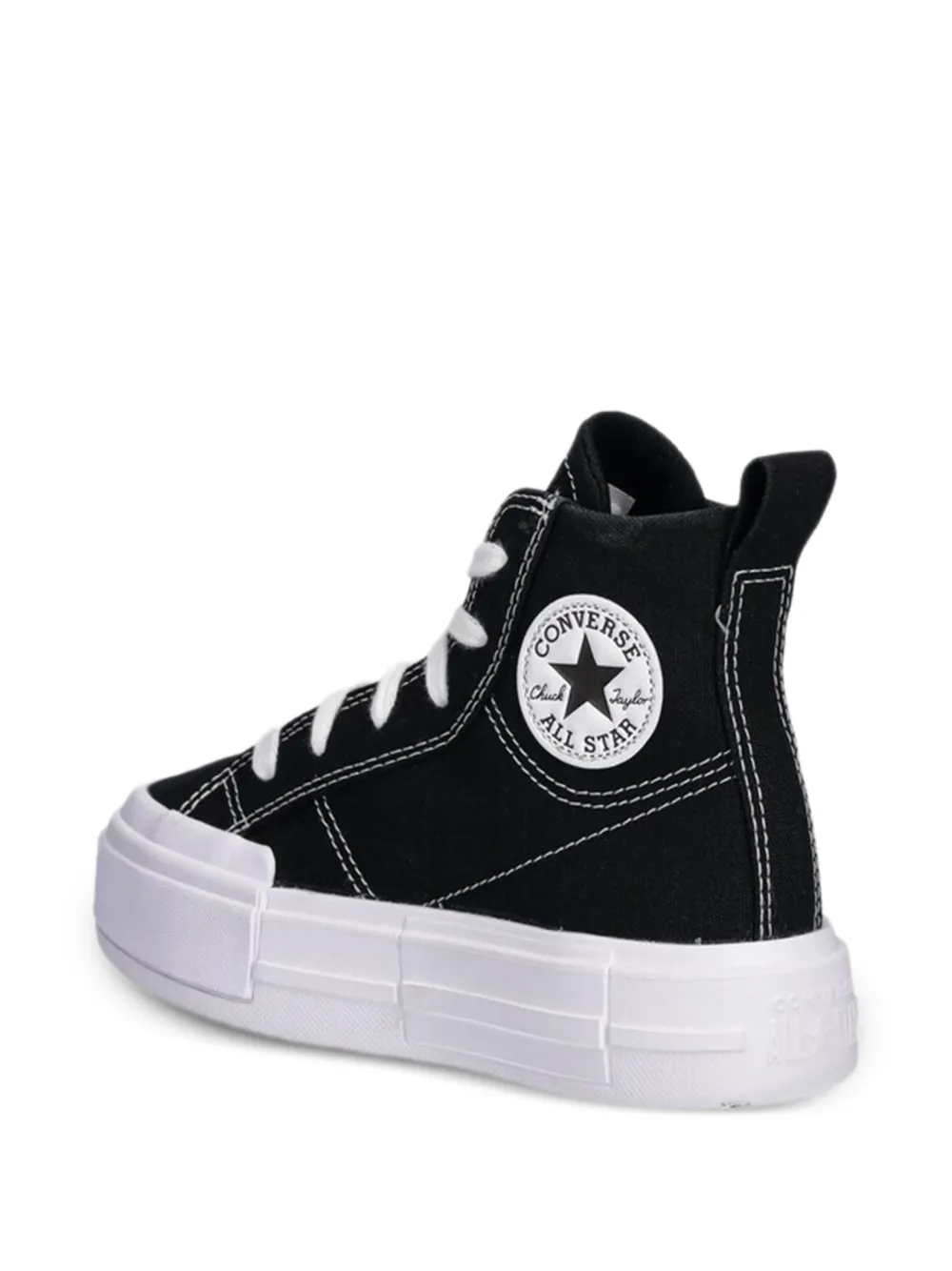 Converse Kids high-top platform sneakers Zwart