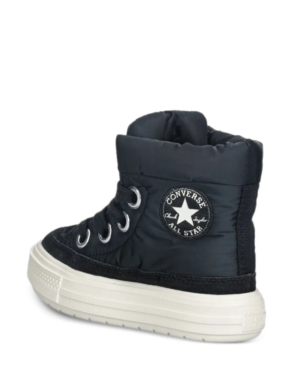 Converse Kids padded suede boots Zwart