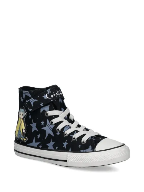 Converse Kids x Coraline star button high-top sneakers