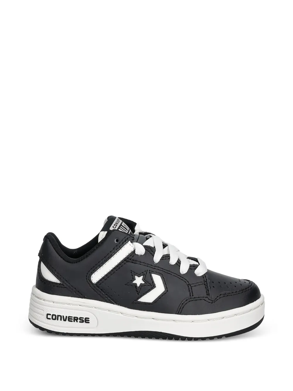 Converse Kids Weapon logo-detail lace-up sneakers Zwart