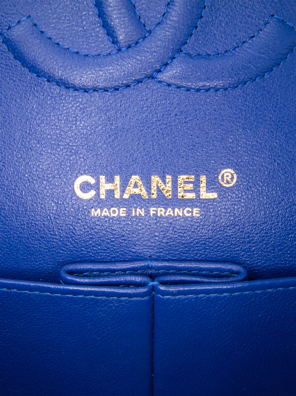 2017-2018 Medium Classic Chevron Lambskin Double Flap Shoulder Bag
