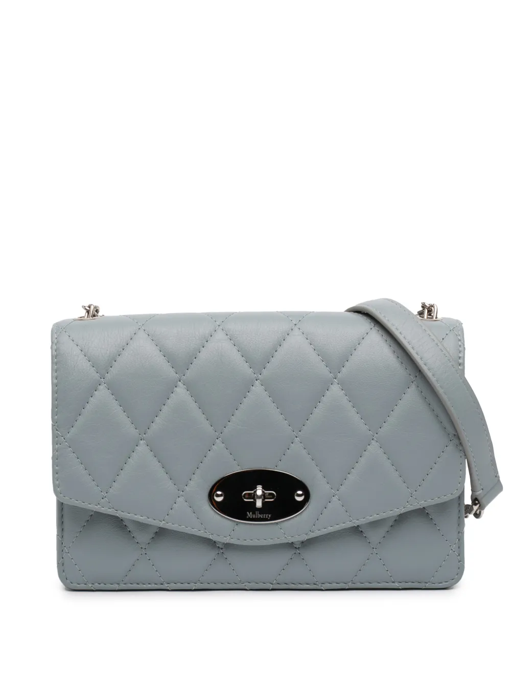 Mulberry Pre-Owned 2015-2026 Small Quilted Leather Darley crossbody bag - Blu