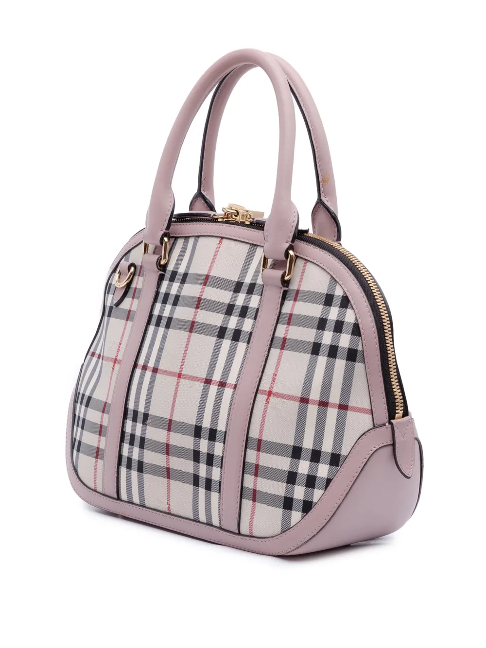 2000-2017 Small Haymarket Check Coated Canvas Orchard Bowling Bag Satchel