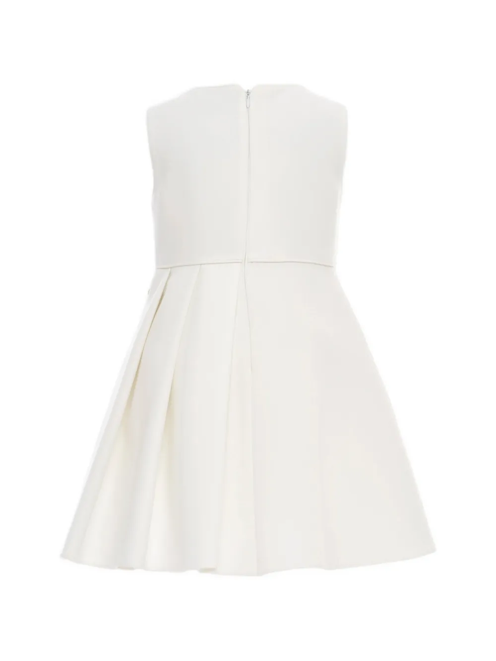 Dress & Fleur Florel geplooide jurk Beige