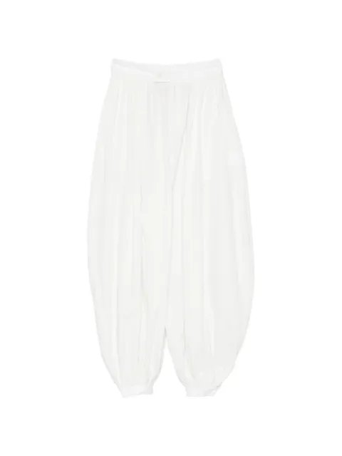 Marrakshi Life pantalon fuselé à design froncé
