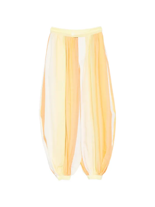 Marrakshi Life Striped Trousers in Yellow