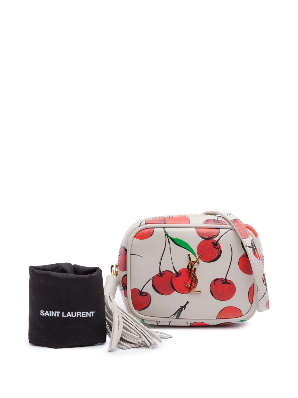 2020 Baby Calfskin Monogram Cherry Printed Lou Camera Bag Crossbody Bag