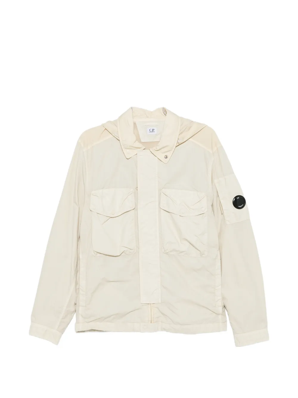 C.P. Company hooded overshirt - Toni neutri