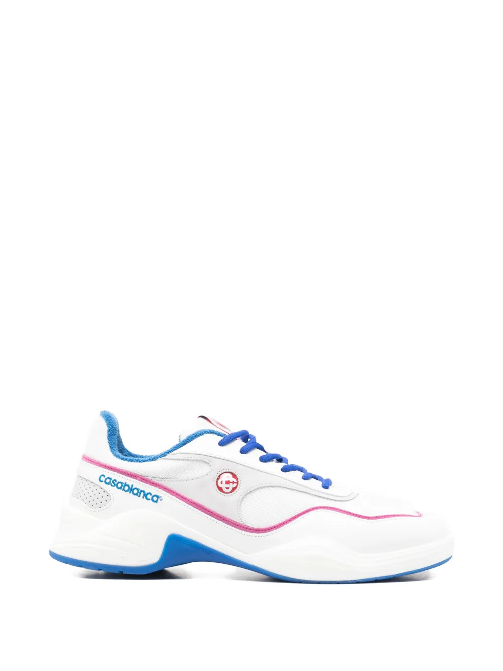 Casablanca logo trim sneakers - Bianco