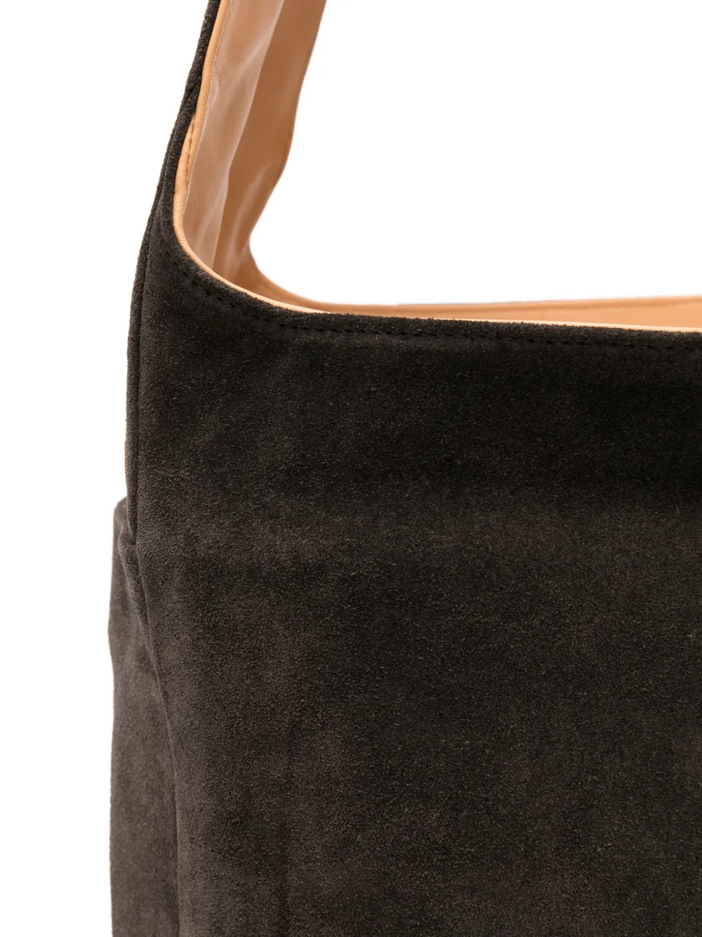 OUR LEGACY Grande Brick suède shopper Bruin