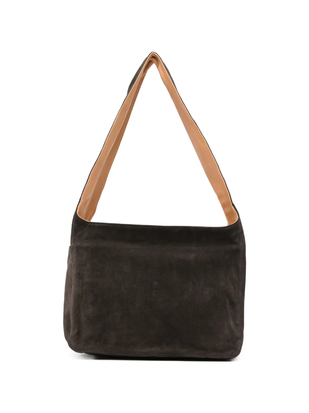 OUR LEGACY Grande Brick suede tote bag - Marrone