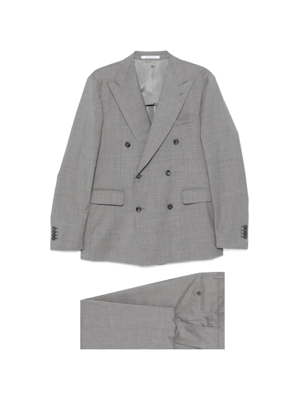 Tagliatore double-breasted suit - Grigio