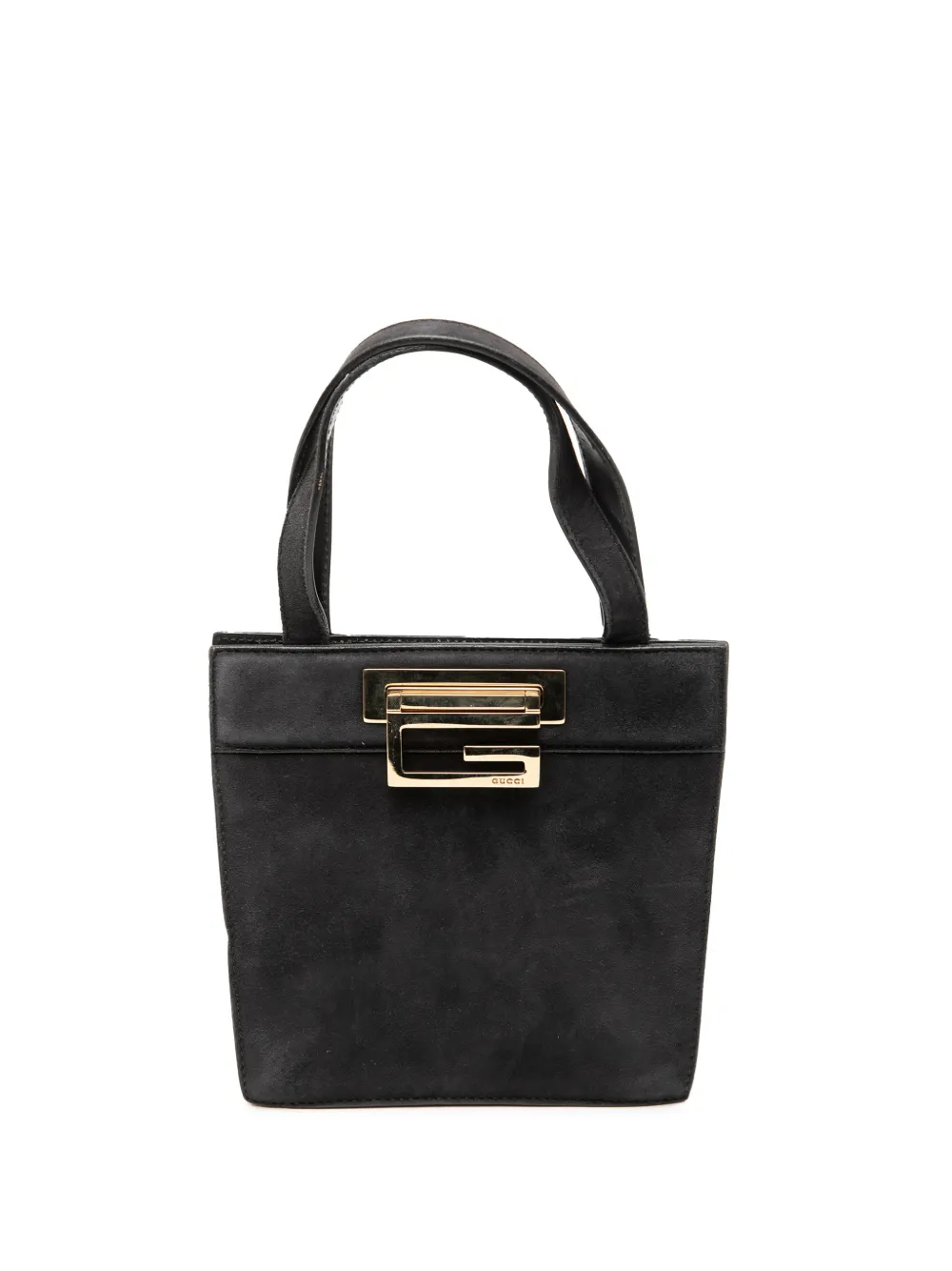 Gucci Pre-Owned 20th Century G Suede handbag - Black