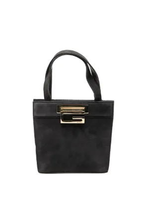Gucci Pre-Owned 2016-2026 Suede Crystal Embellished Shoulder Bag