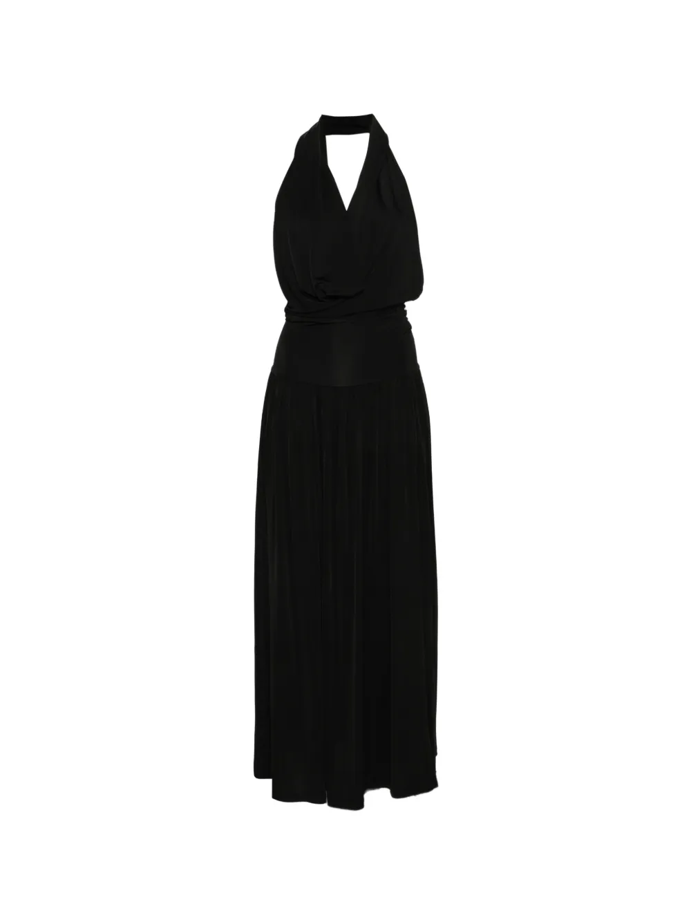Aya Muse halterneck maxi dress - Nero