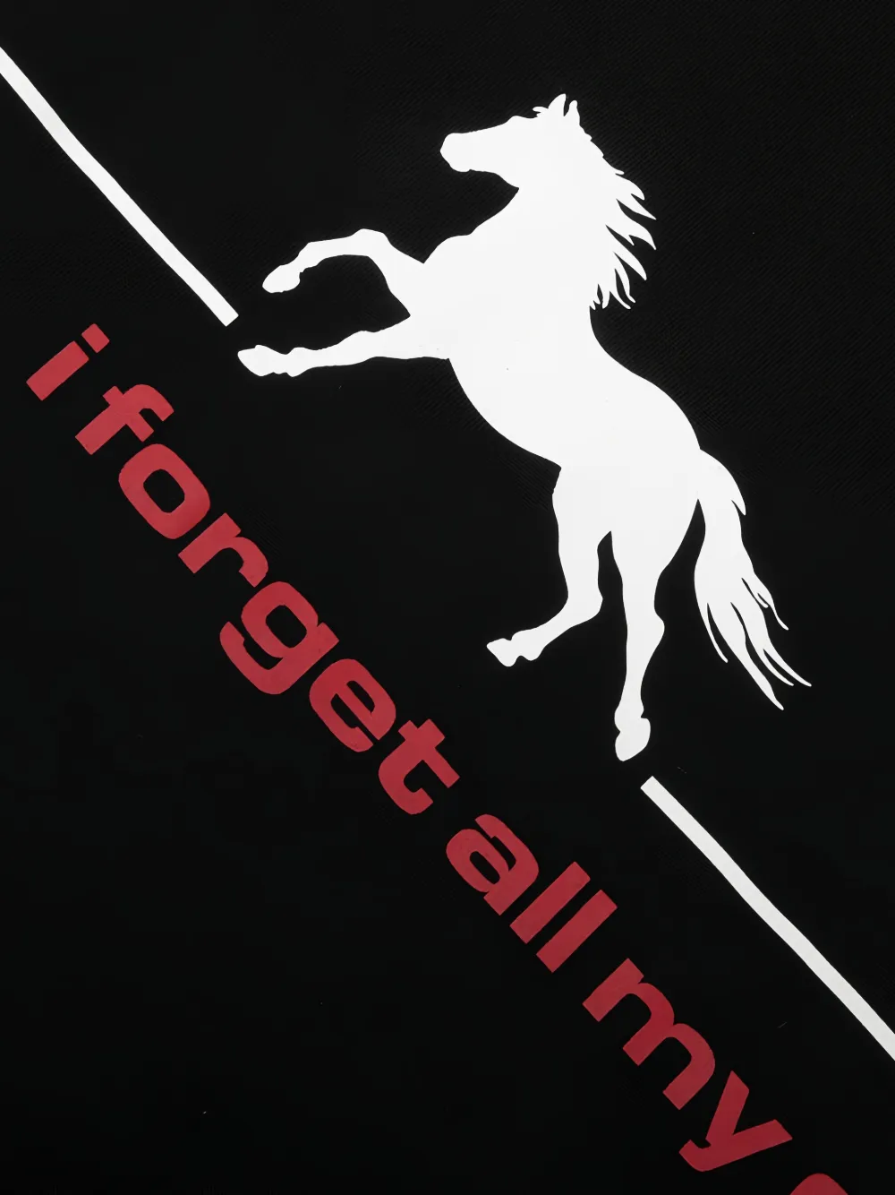  Pleasures Forget Graphic T-shirt - Black 